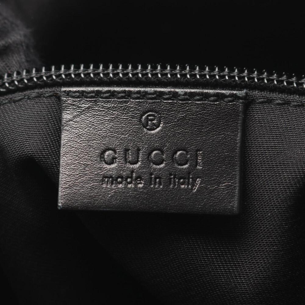 GUCCI Black Leather Shoulder Bag - Picture 4 of 9